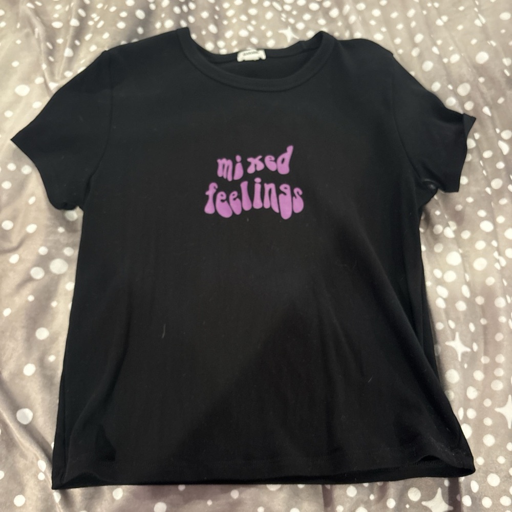 Garage Black and Purple Short Sleeve Tee